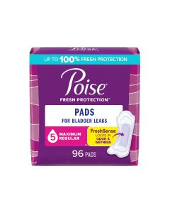 Poise Maximum Pads, 192/case