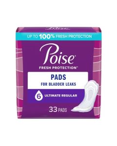 Poise Pads, Ultimate, 33/bag