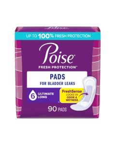 Poise Ultimate Long Pads E-Pack - 90/case