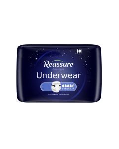 Reassure Overnight Underwear, Small - 18/bag