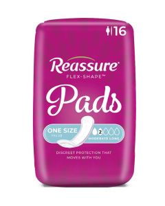 Reassure Flex-Shape Moderate Plus Pads - 144/case