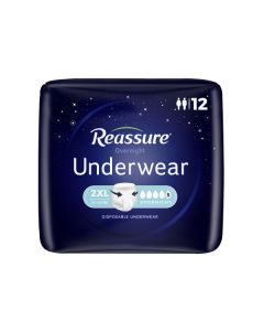 Reassure Overnight Underwear, XXLarge, 48/case